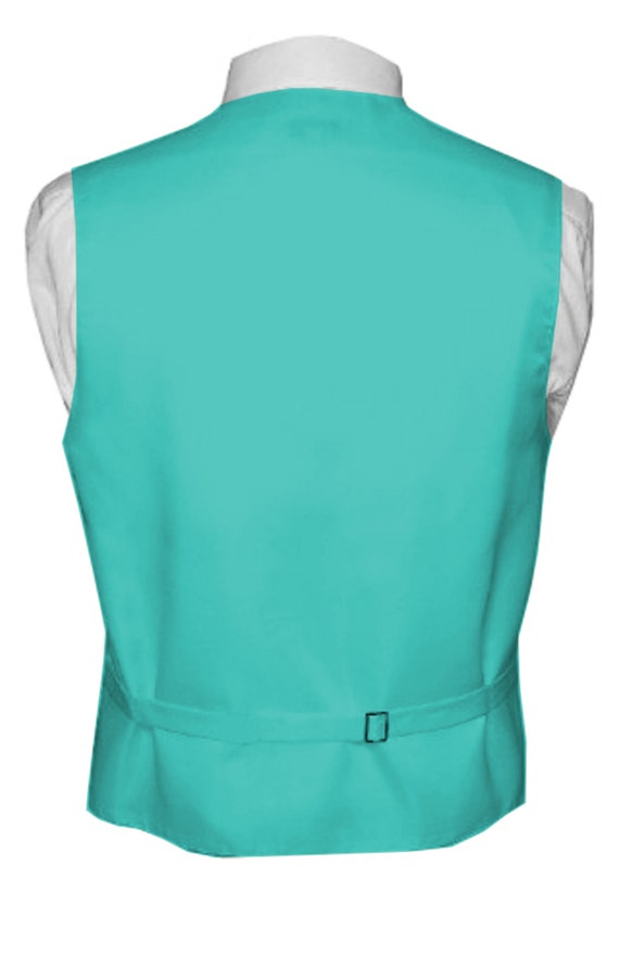 Mint green tuxedo shop vest and tie