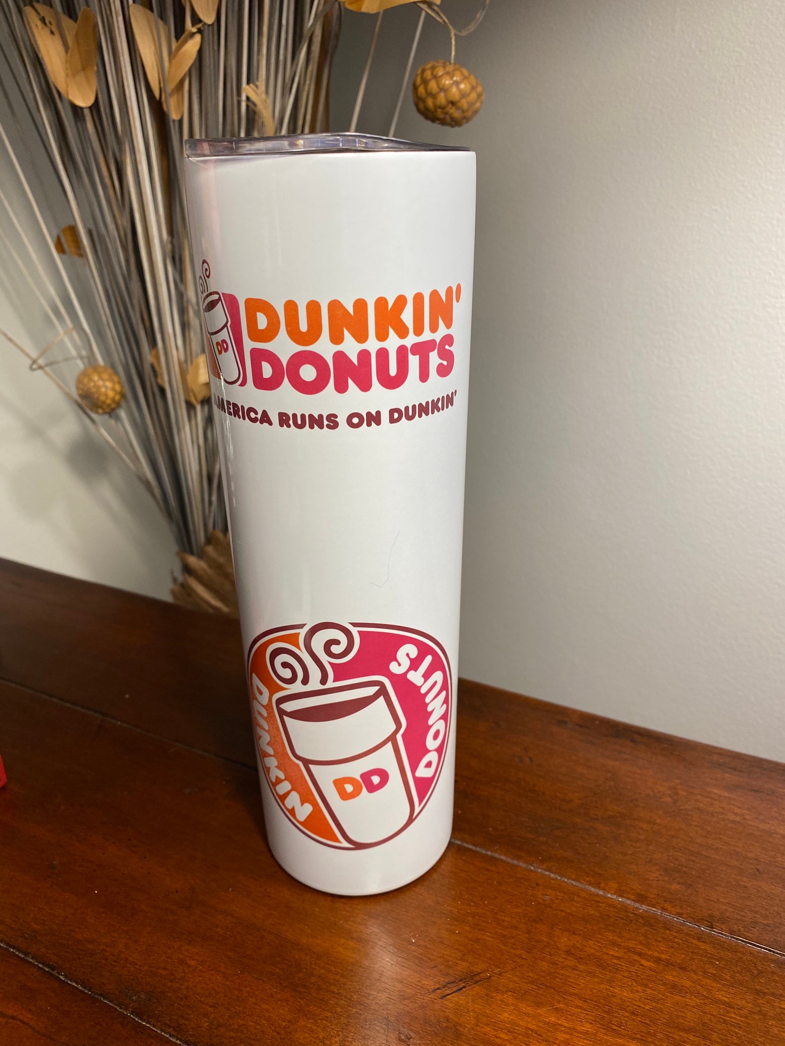 Dunkin Donuts Personalized Coffee Tumbler Tumbler 30oz PSL Etsy