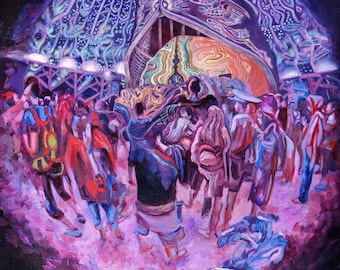 The Dome, Ozora Festival - Giclee print