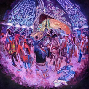 The Dome, Ozora Festival - Giclee print