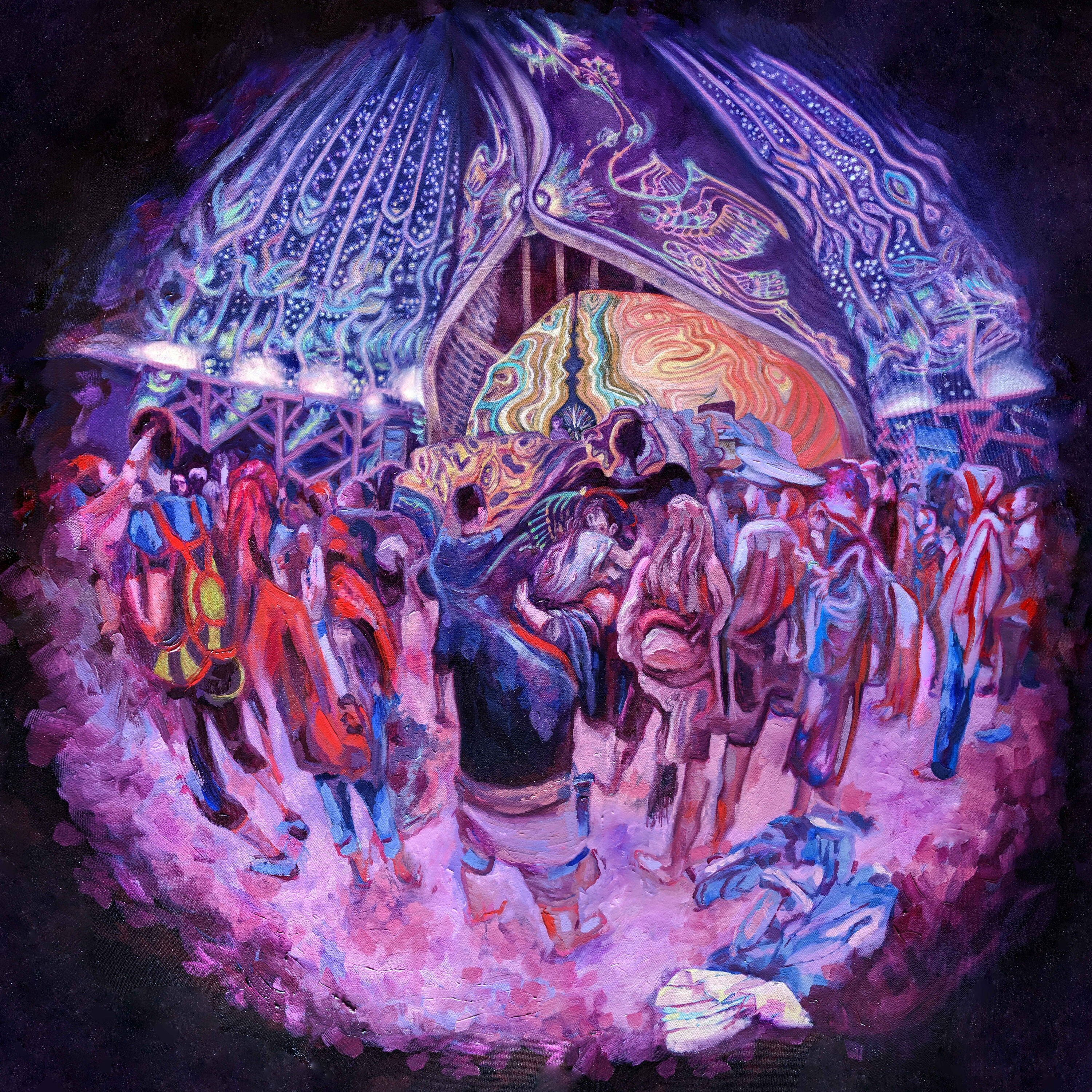 The Dome, Festival Ozora - Impressão giclée