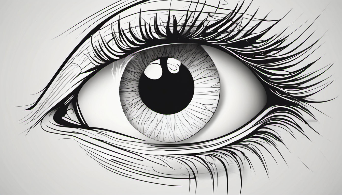 The Human Eye Is Black And White Lines Sketches Etsy the-human-eye-is-black-and-white-lines-sketches-etsy