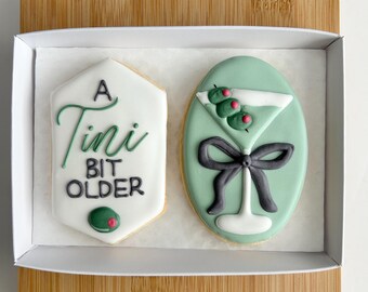 Tini Bit Older Sugar Cookies: Royal Icing Biscuit Gift Box