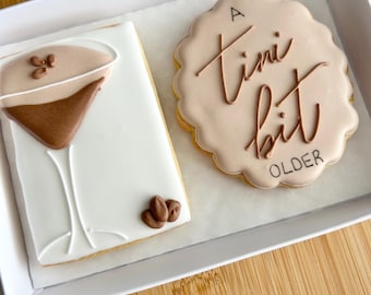 Tini Bit Older Sugar Cookies: Royal Icing Biscuit Gift Box