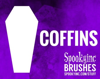 COFFINS - Procreate Stamp Brush
