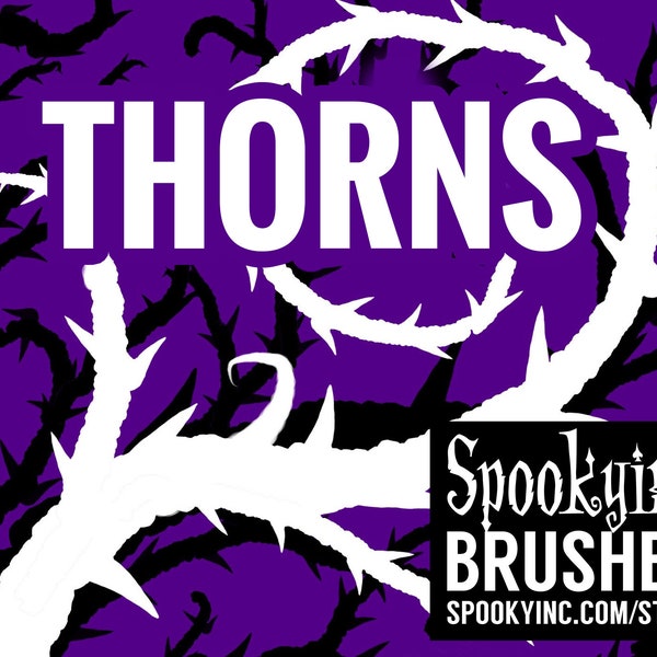 THORNS - Procreate Stamp Brush