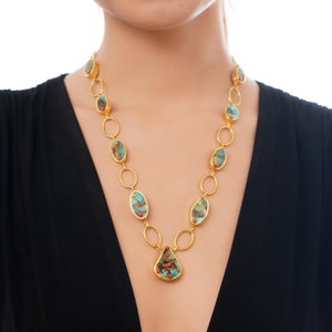 Turquoise jewelry fans