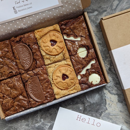 Mixed Brownie Box Etsy UK