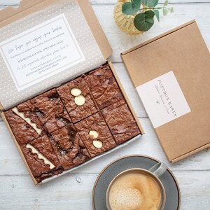 Gluten Free Letterbox Brownies - Postbox Bakes