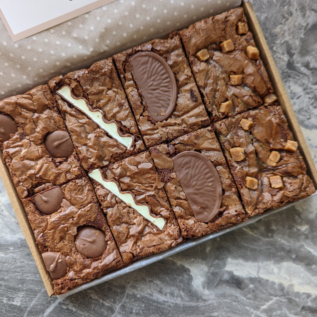 Gluten Free Letterbox Brownies Postbox Bakes Etsy UK