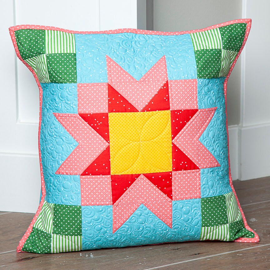 Pillow August 2021 Riley Blake Designs Pillow Of The Month Etsy