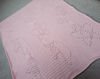 Unicorn Mermaid Fairy Blanket Crochet Pattern: Filet Stitch (Digital Download)
