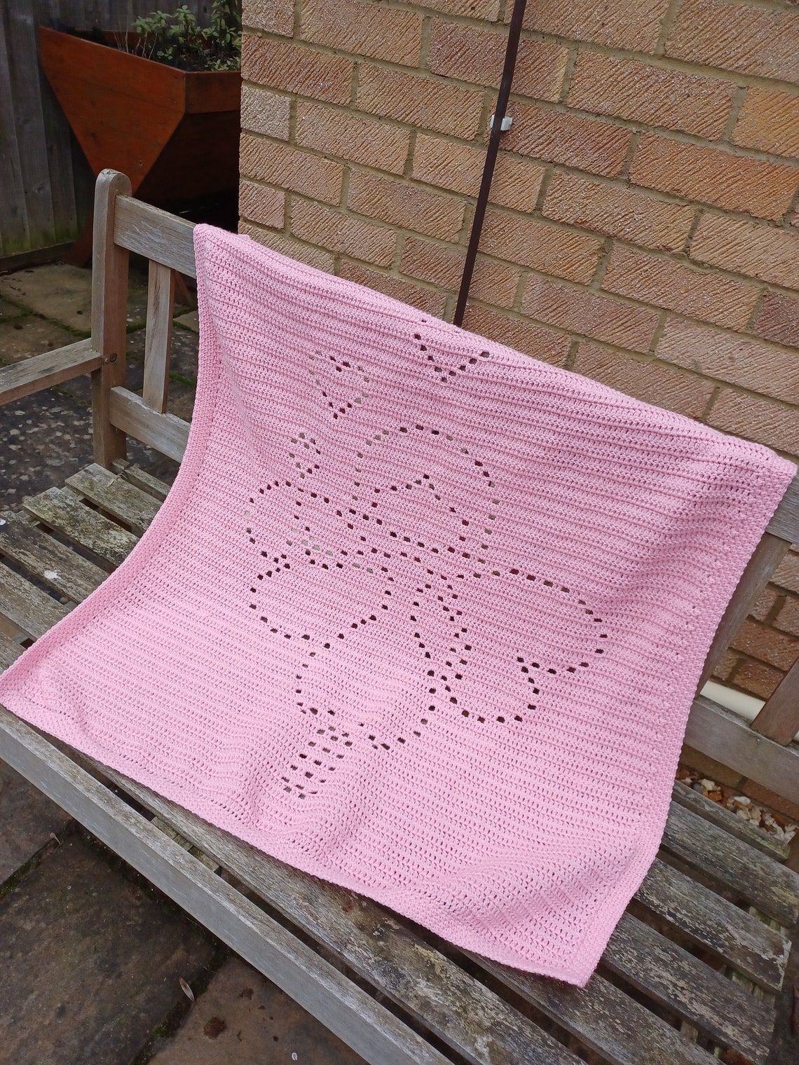 Fairy Blanket Crochet Pattern Baby Blanket Pattern Filet Etsy fairy-blanket-crochet-pattern-baby-blanket-pattern-filet-etsy