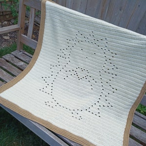 Hedgehog heart blanket crochet pattern, baby blanket pattern, filet crochet blanket, easy baby blanket ideas, woodland blanket pattern