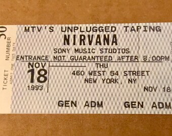 NIRVANA 8 INCH VINYL DECAL STICKER