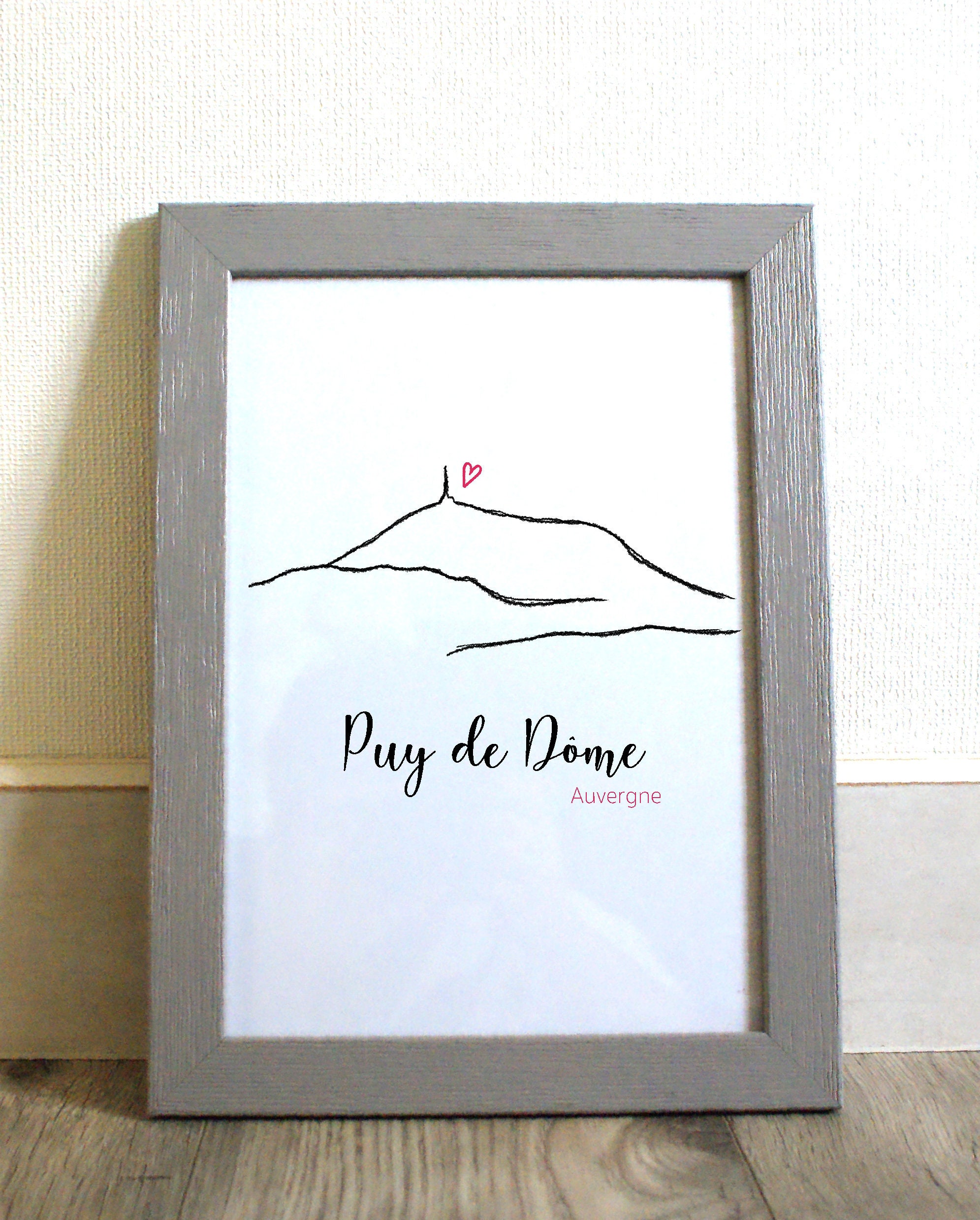 Affiche Puy de Dôme A4/A3