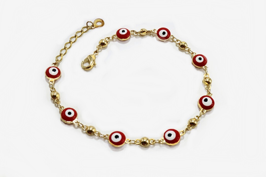 Protection Anklet Red Evil Eye Ankle Bracelet Chain Extender Good Luck