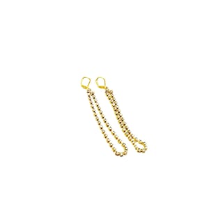 Tennisoorbellen 3-inch drop & bengel oorbellen met sprankelende strassteentjes 14K gold filled briljante gala-oorbellen met hendel aan de achterkant Bling Bling!!!