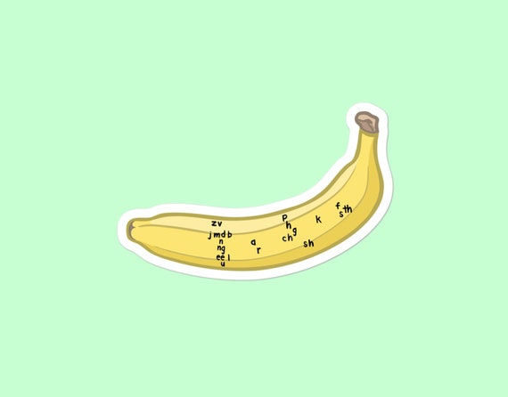 Speech Banana Sticker Audiologist Audiology Student | Etsy