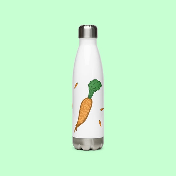 Carrot Passage Audiology Stainless Steel Water Bottle, Audiologist, Audiology Student, Audiology Gift, AuD Graduation Gift