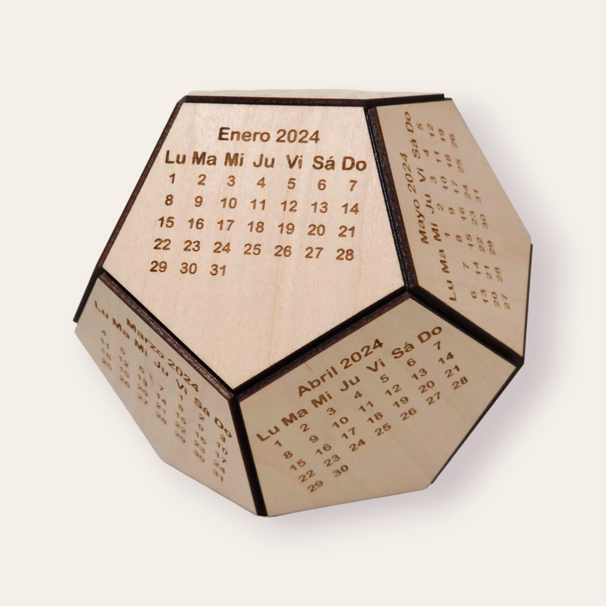 3D New Year 2024 Calendar. Realistic 3D Calendar for New Year Decoration  33220776 PNG