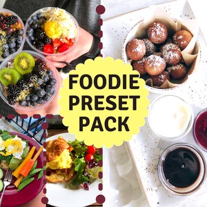 4-Pack Foodie Lightroom Presets