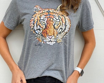 Tiger Face Triblend Tee