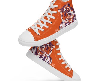 clemson canvas shoes
