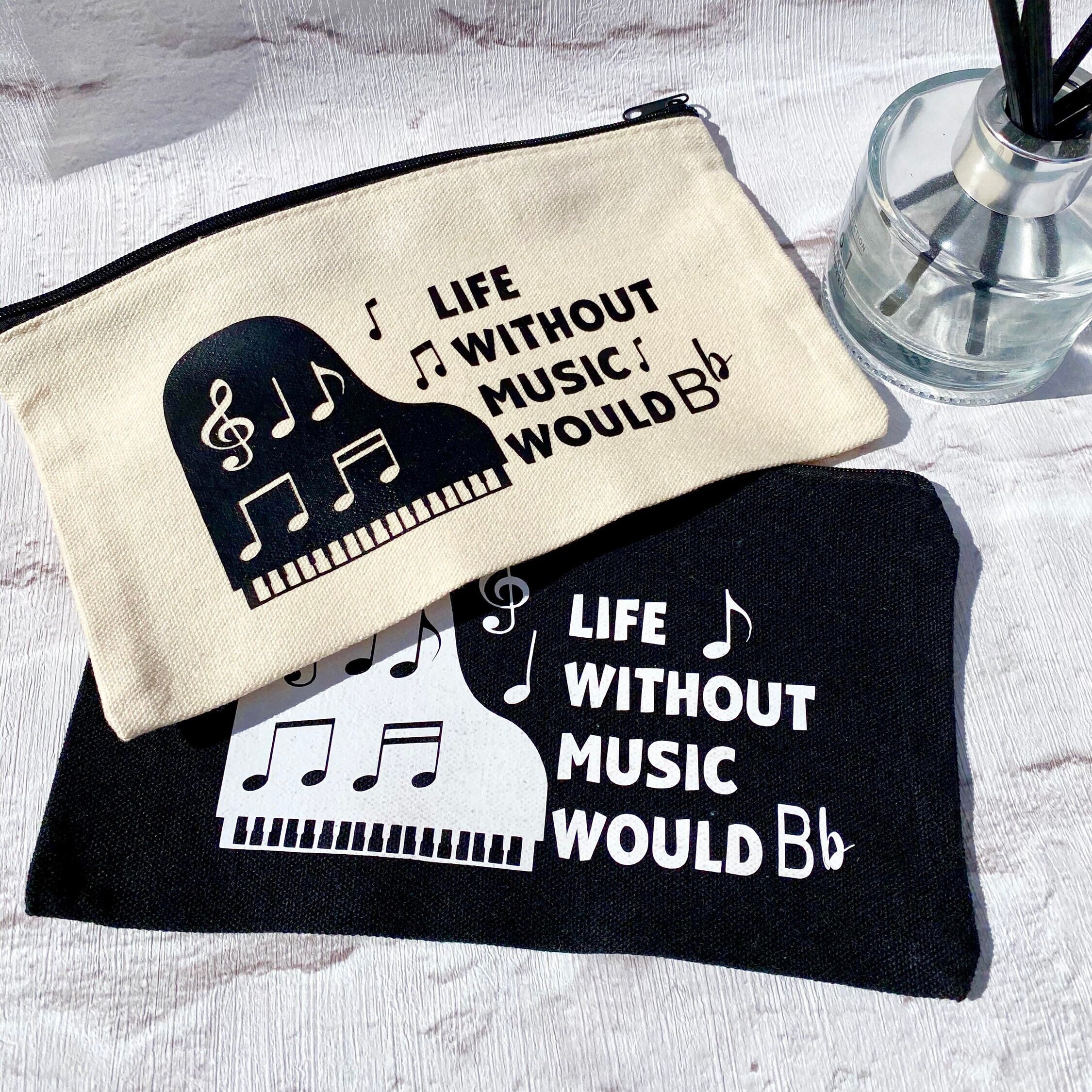 Music Teacher Gift – Without Music Life Would B Flat Acrylic Plaque Sign