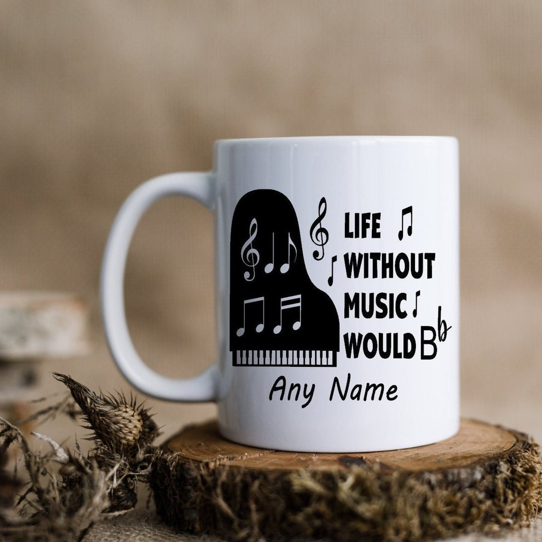 Music Mug Musician Gift Music Theme Gifts Personalised Etsy UK