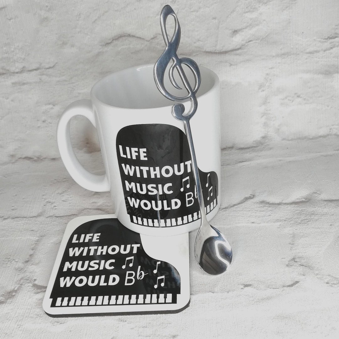 Music Theme Gift Set Life Without Music Would B Flat Present Etsy UK