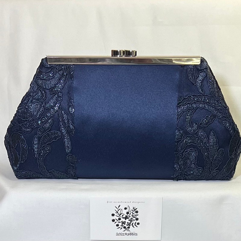 Navy Blue Tebea Clutch main image 0