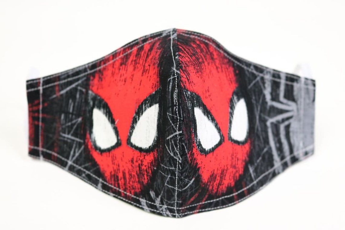 Spiderman Mask Adjustable Face Mask for Kids 100 Cotton Etsy