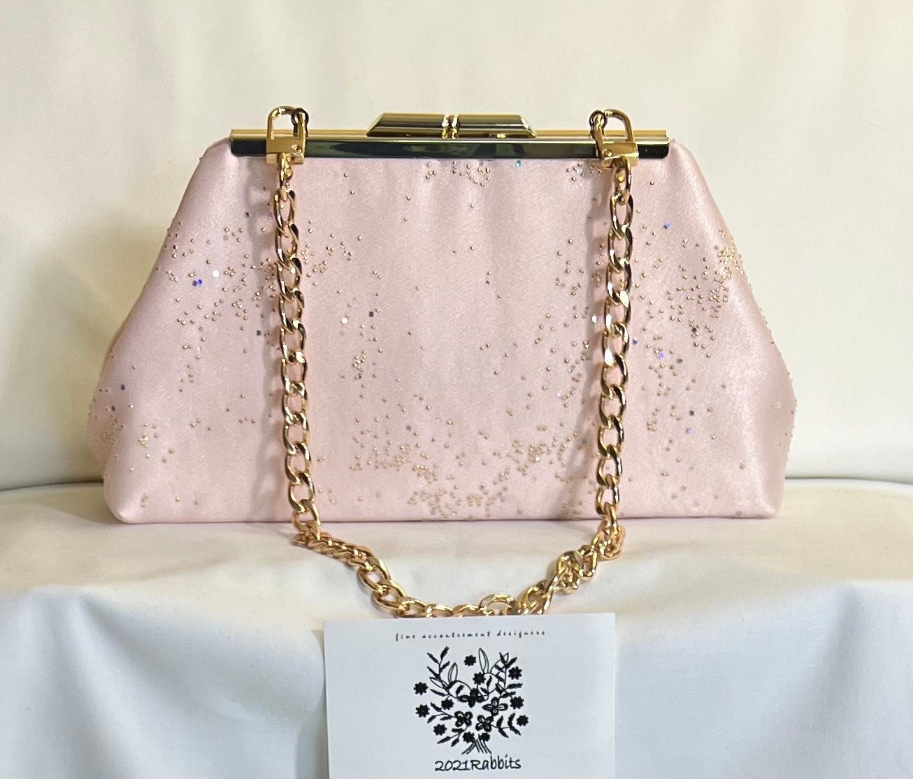 MaoXinTek Women Clutch Bag Elegant Sequins Evening Chain Shoulder Envelope Purse Sparkly Pink Bridal Prom Handbag for Party Wedding Vocation Pink 
