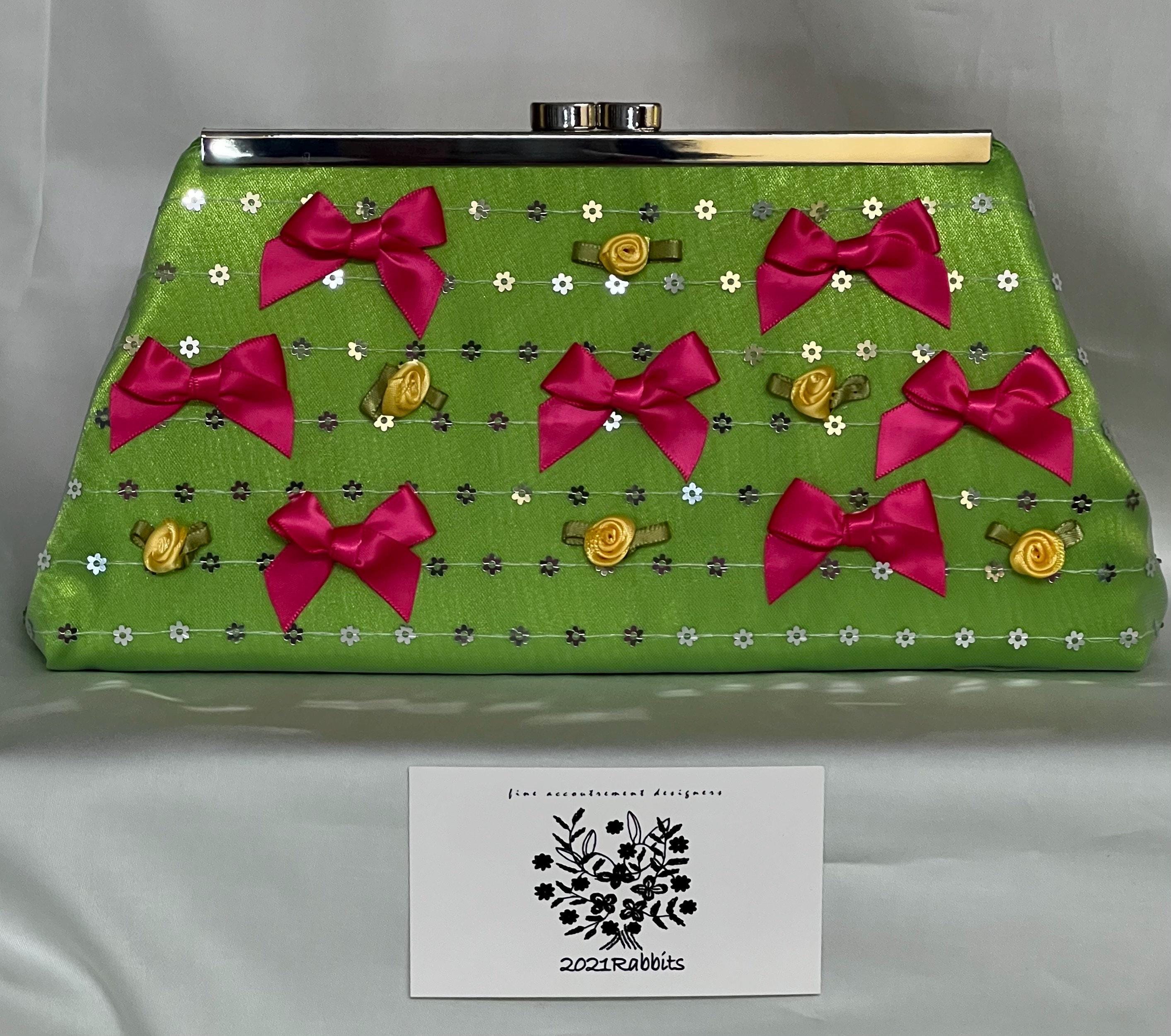 Green Bow Clutch - Etsy display picture 1