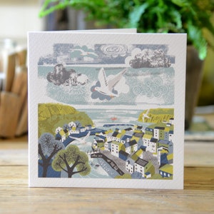 Staithes Luxury Greetings Card