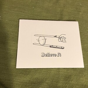 Tarjeta de felicitación Créelo