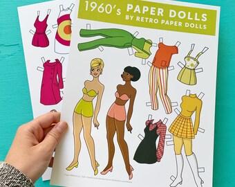 paper dolls from the 60s