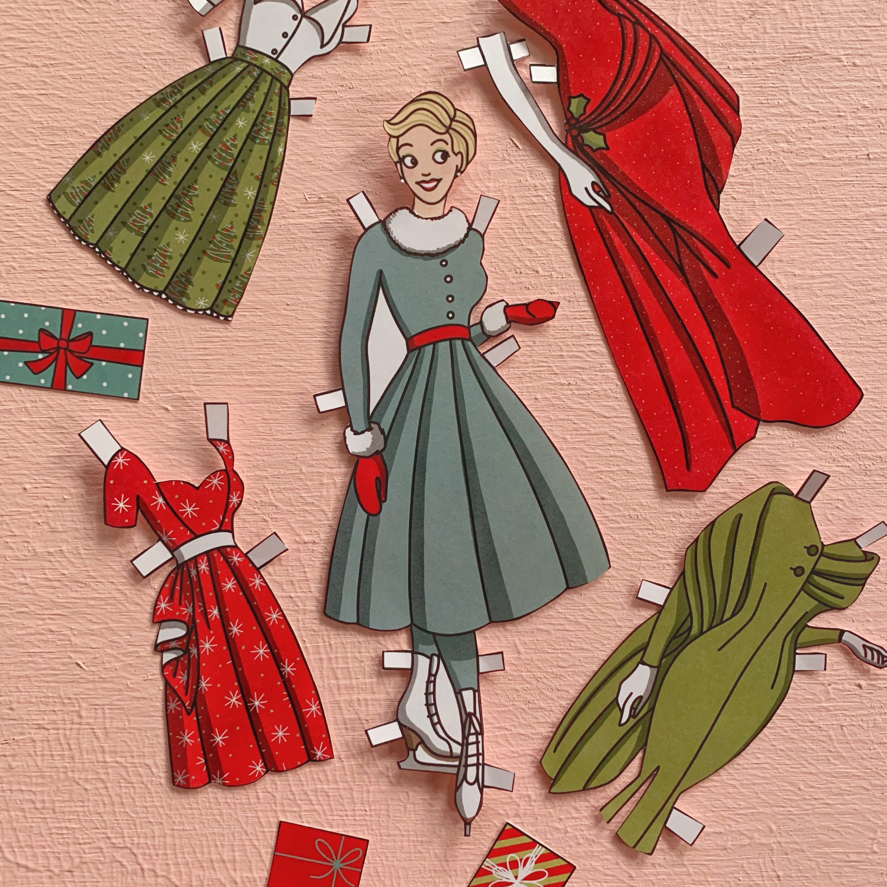 DIGITAL DOWNLOAD 1950's Retro Style Christmas Printable - Etsy