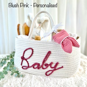 Personalisierter Baby Caddy / Organizer, Windelaufbewahrung, Windelorganisator. Baby Shower, New Born Geschenk, Kinderzimmer Aufbewahrung