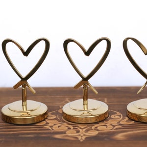 Porta segnaposto a forma di cuore, portafoto, segnaposto per matrimonio, segnaposto in metallo circolare, porta segnaposto, porta inviti