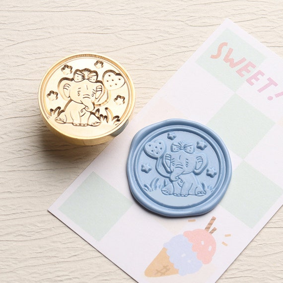 Baby Elephant Wax Letter Seal Kit, Elephant Packaging Wax Stamp, Invitation  Seal, Wedding Gift Idea,letter Seal 
