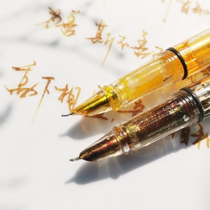 Heldere inkt Peninkt Kalligrafie houder met rechte punt