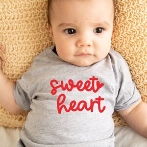 Sweetheart Baby Shirt, Sweetheart Toddler Shirt, Sweetheart Kids Shirt, Sweetheart Valentine Shirt, Valentine Shirt
