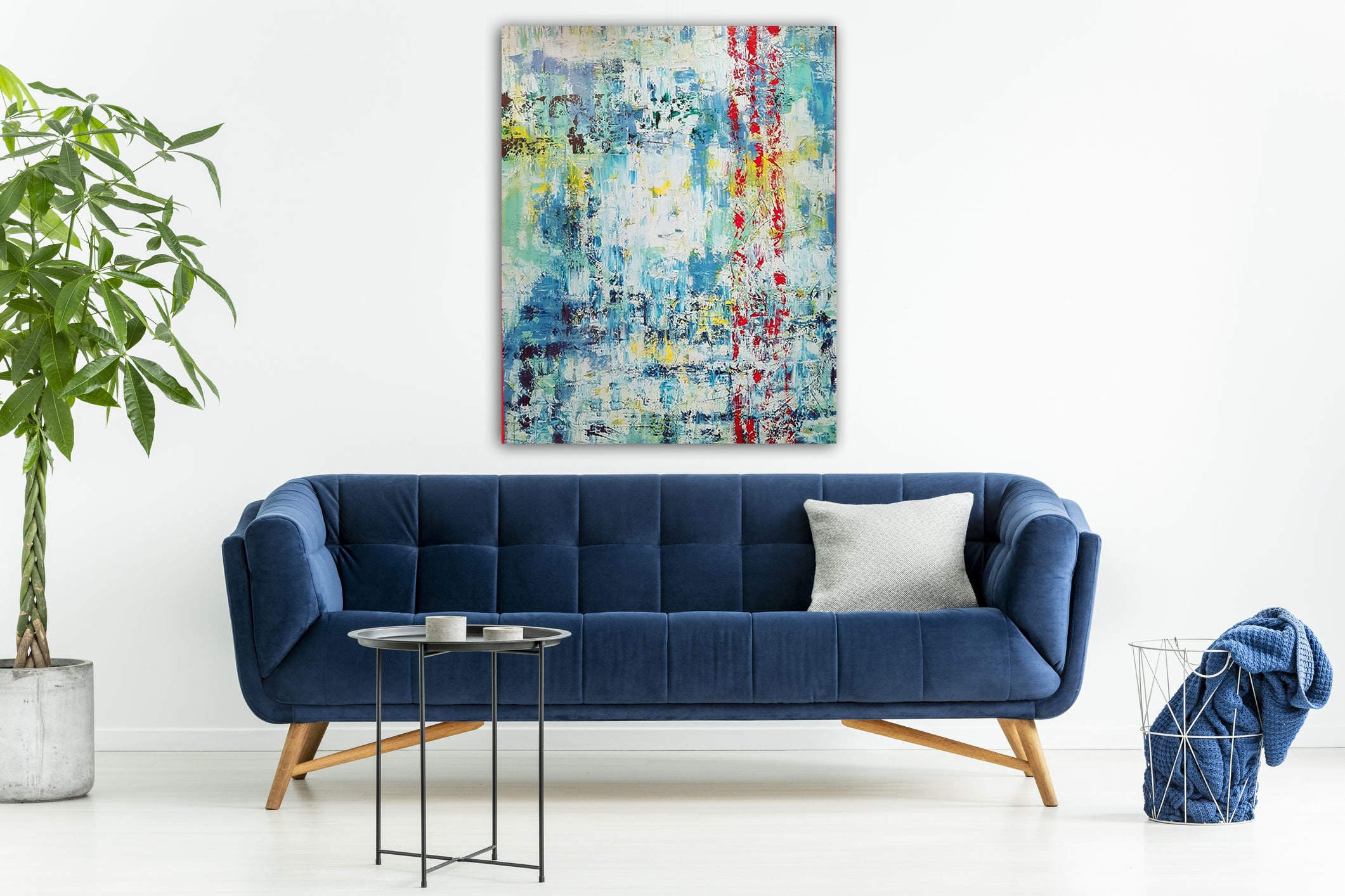 Original Acryl Modern Bild 95 x 125cm Malerei Abstrakt Unikat | Etsy