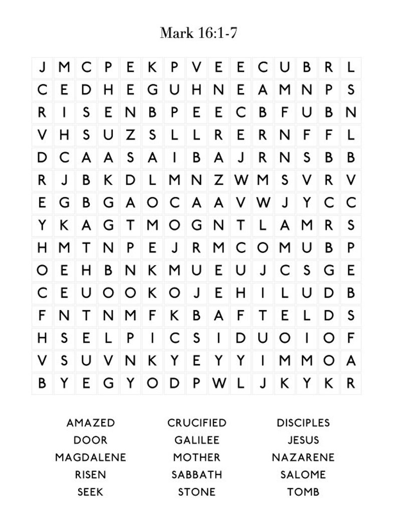 500 Printable Christian Word Search Puzzles - Etsy