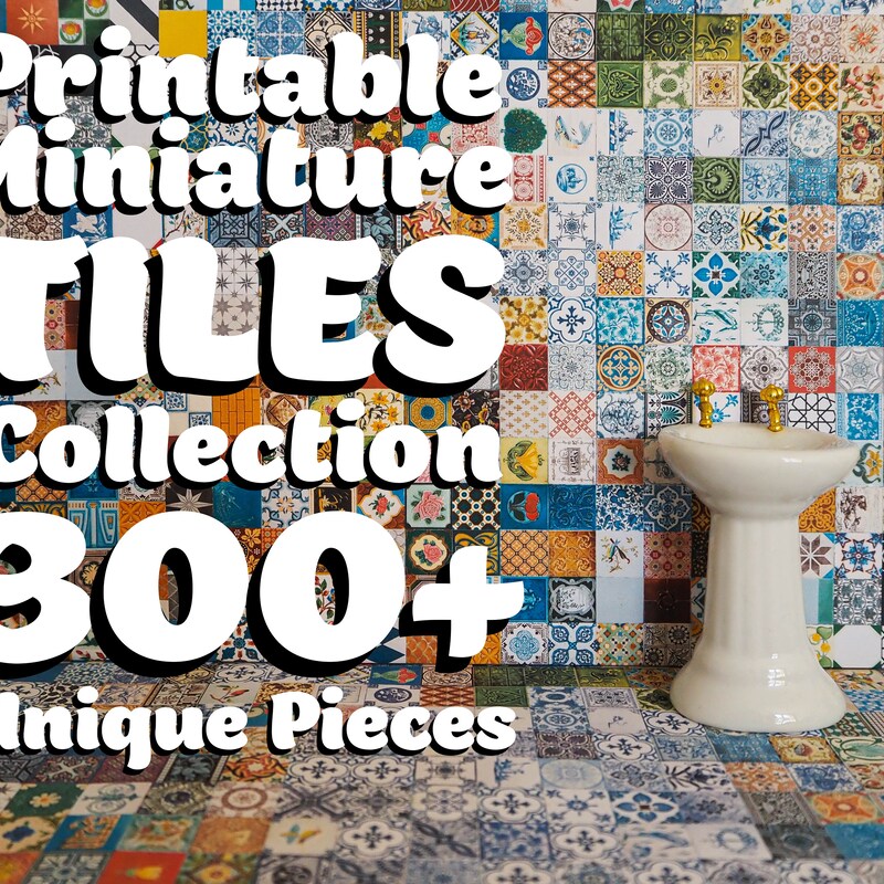 Miniature Floor Tiles - Etsy