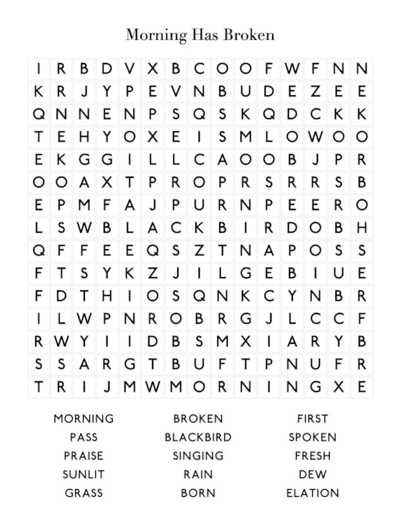 500 Printable Christian Word Search Puzzles - Etsy