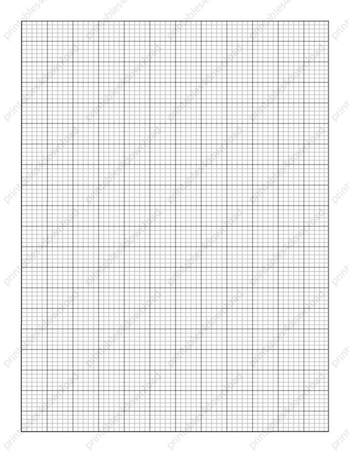 Knitter's Graph Paper Printable Pack 2 Different Ratios High Resolution