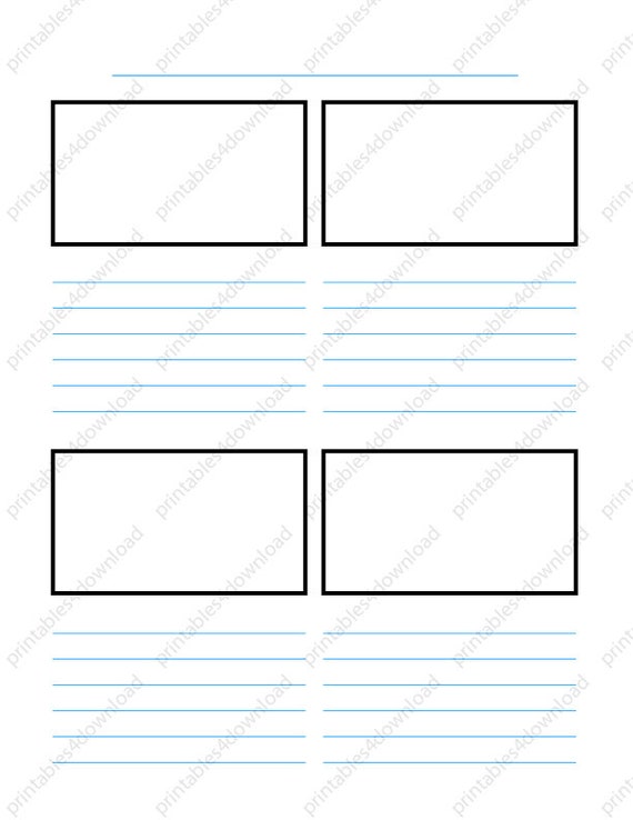 Widescreen Storyboard Template